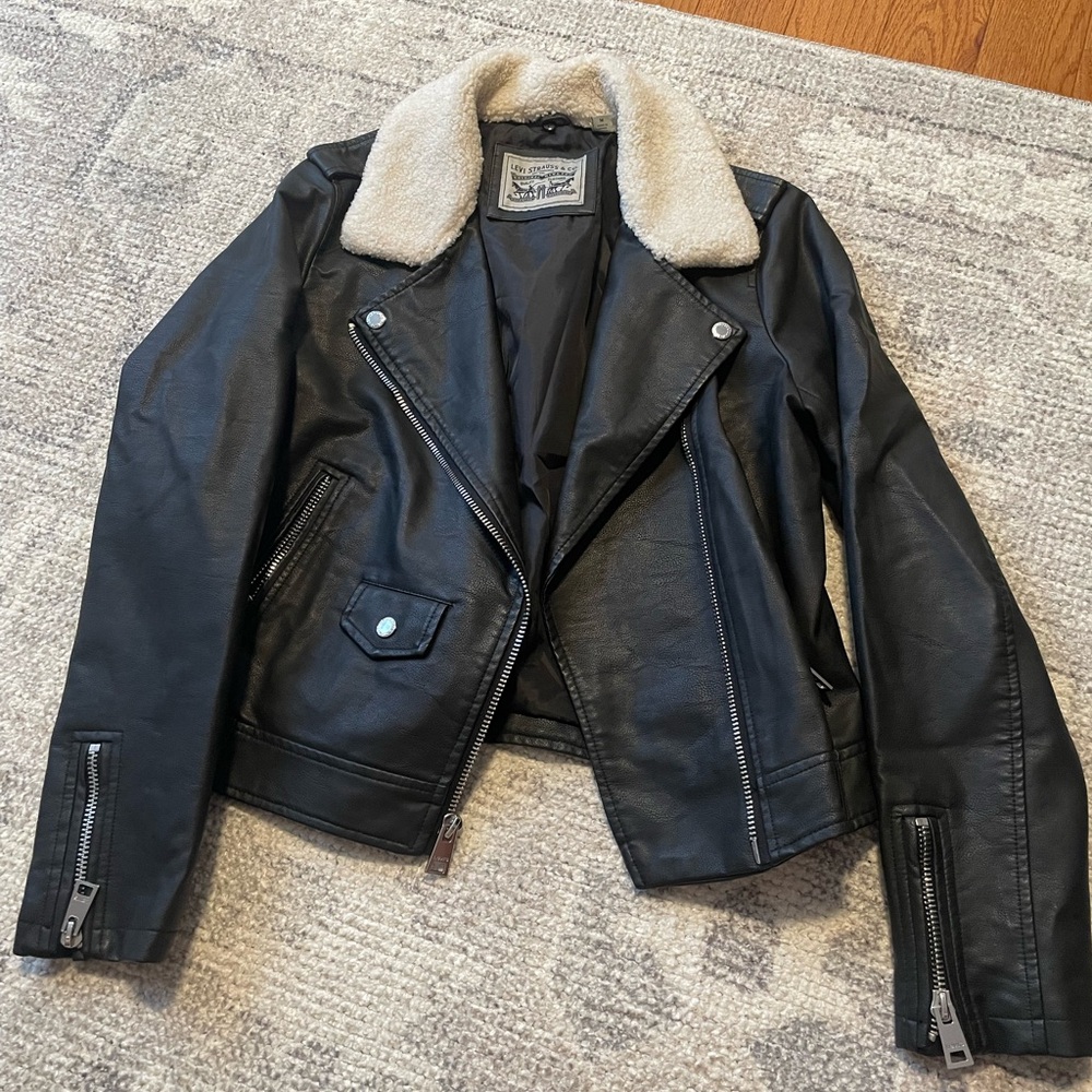 Levi’s Faux Leather Jacket NWOT